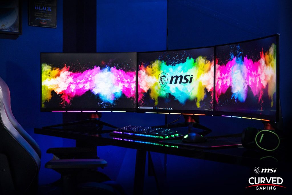 MSI sẽ mang đến cho bạn trải nghiệm chơi game tuyệt vời nhất với màn hình cong sắc nét và độ phân giải cao, cùng những bức hình liên quan để bạn thêm phần thích thú. 