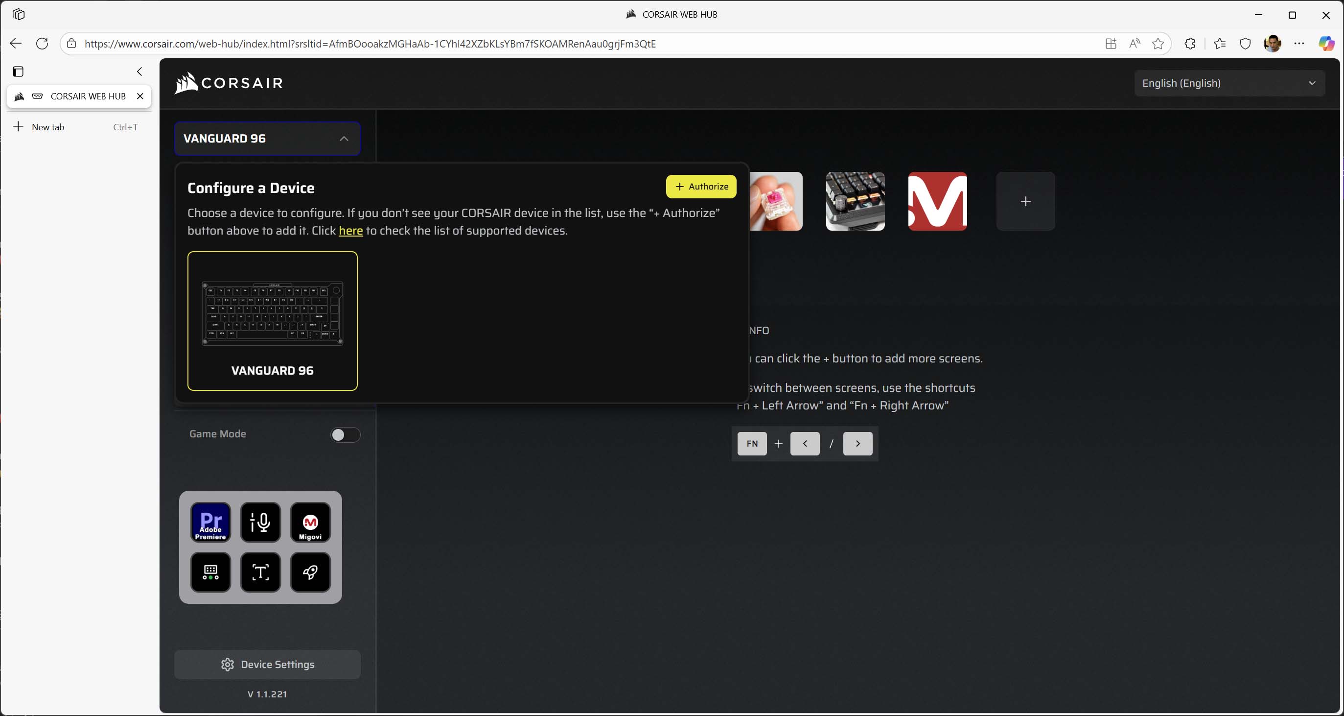 corsair-web-hub-migovi