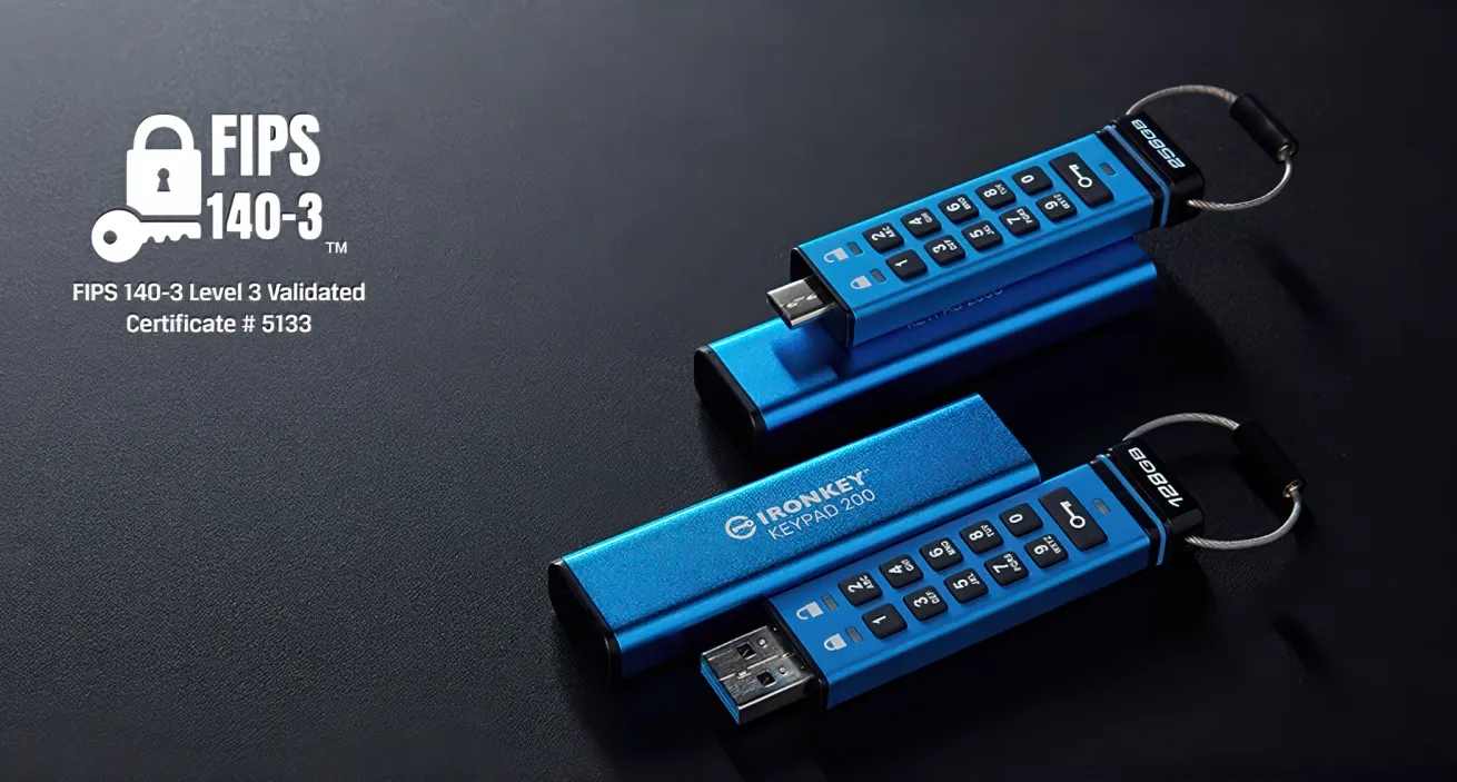 Kingston Ironkey Keypad 200 Fips 140 3 Level 3 Certified