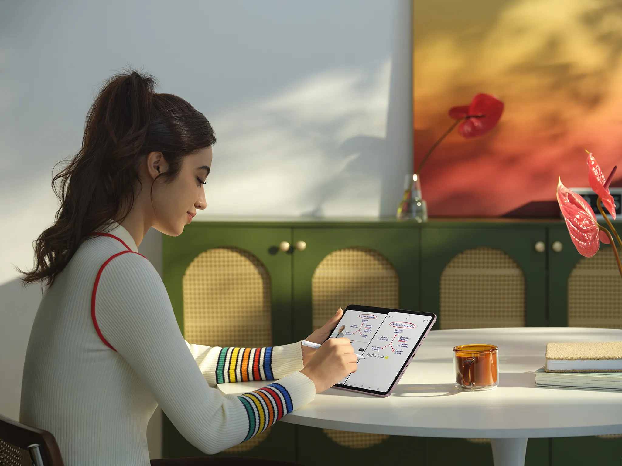 Oppo Pad 5 Man Hinh Nham Soft Light Work