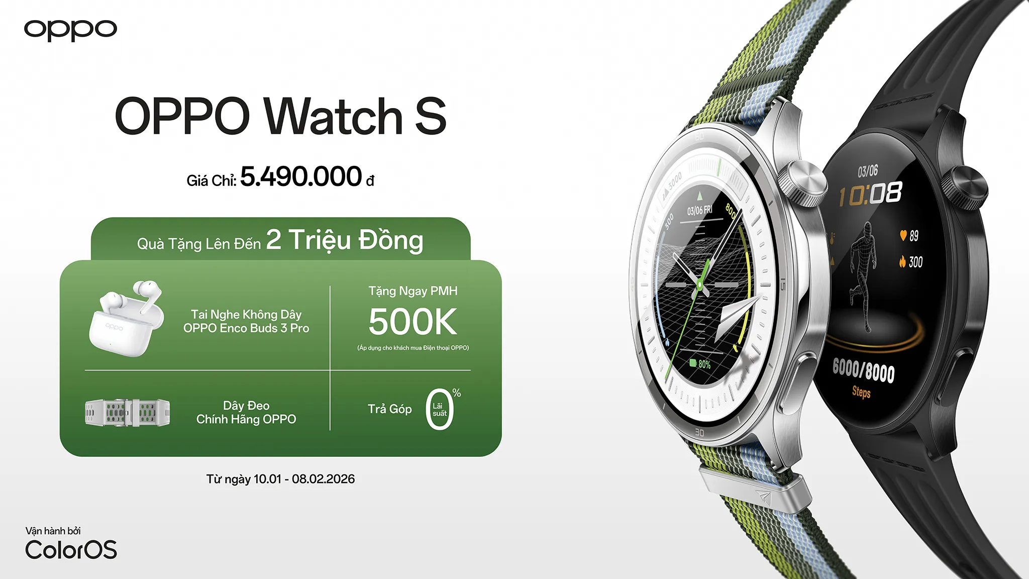 Oppo Watch S Gia 5490000 Hot Sale