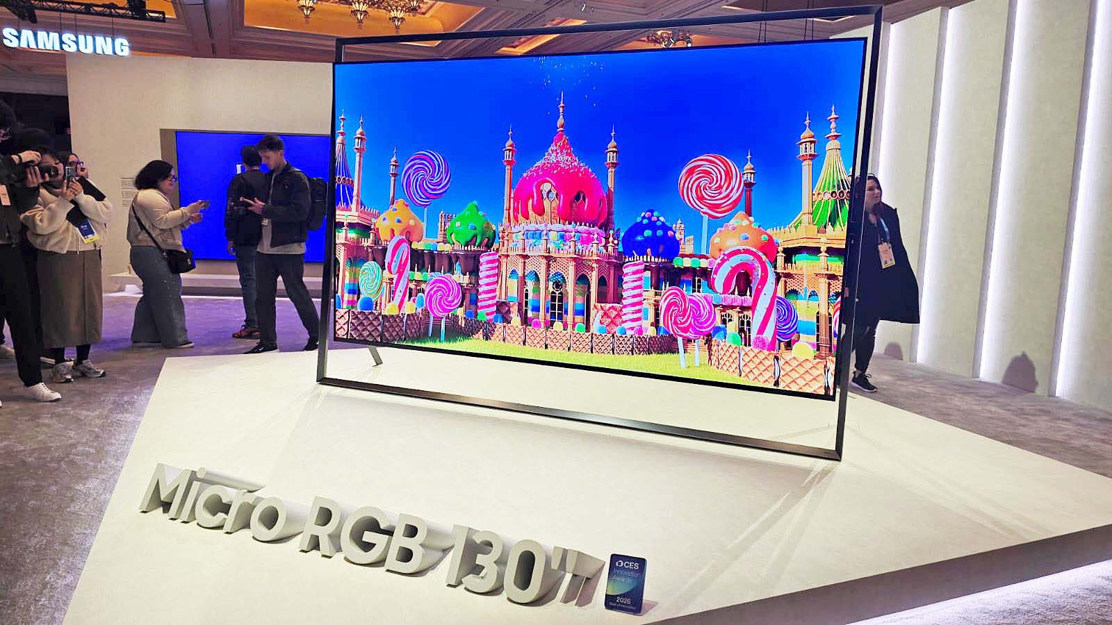 Samsung R95h 130 Inch Micro Rgb Ces 2026 Timeless Frame