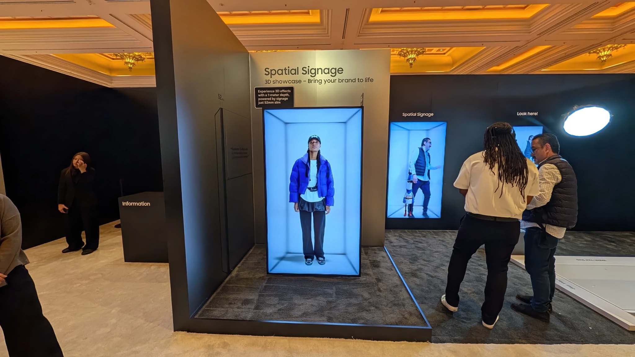 Samsung Spatial Signage Naked Eye 3d Ces 2026
