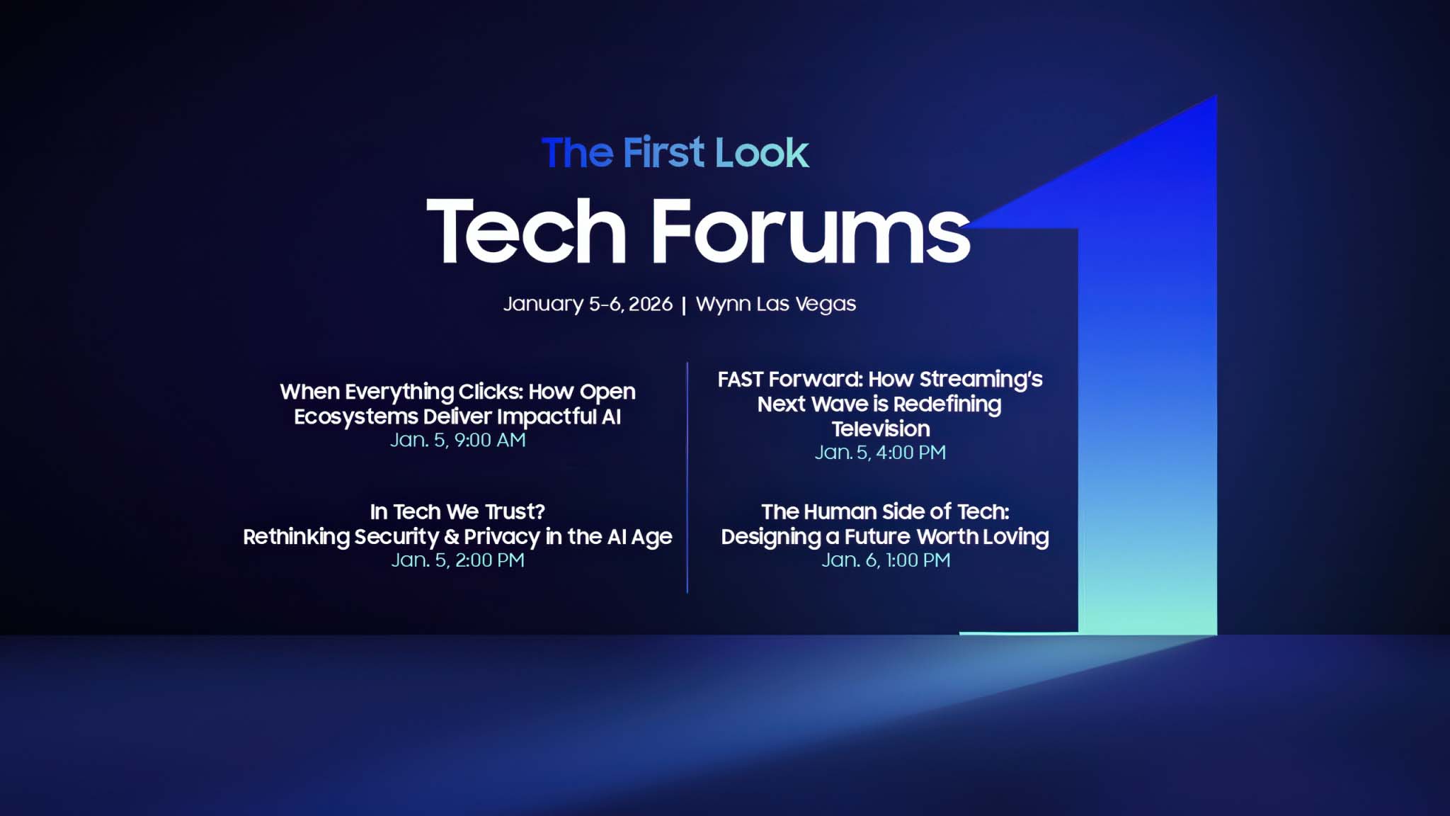 Samsung Tech Forums 2026 First Look