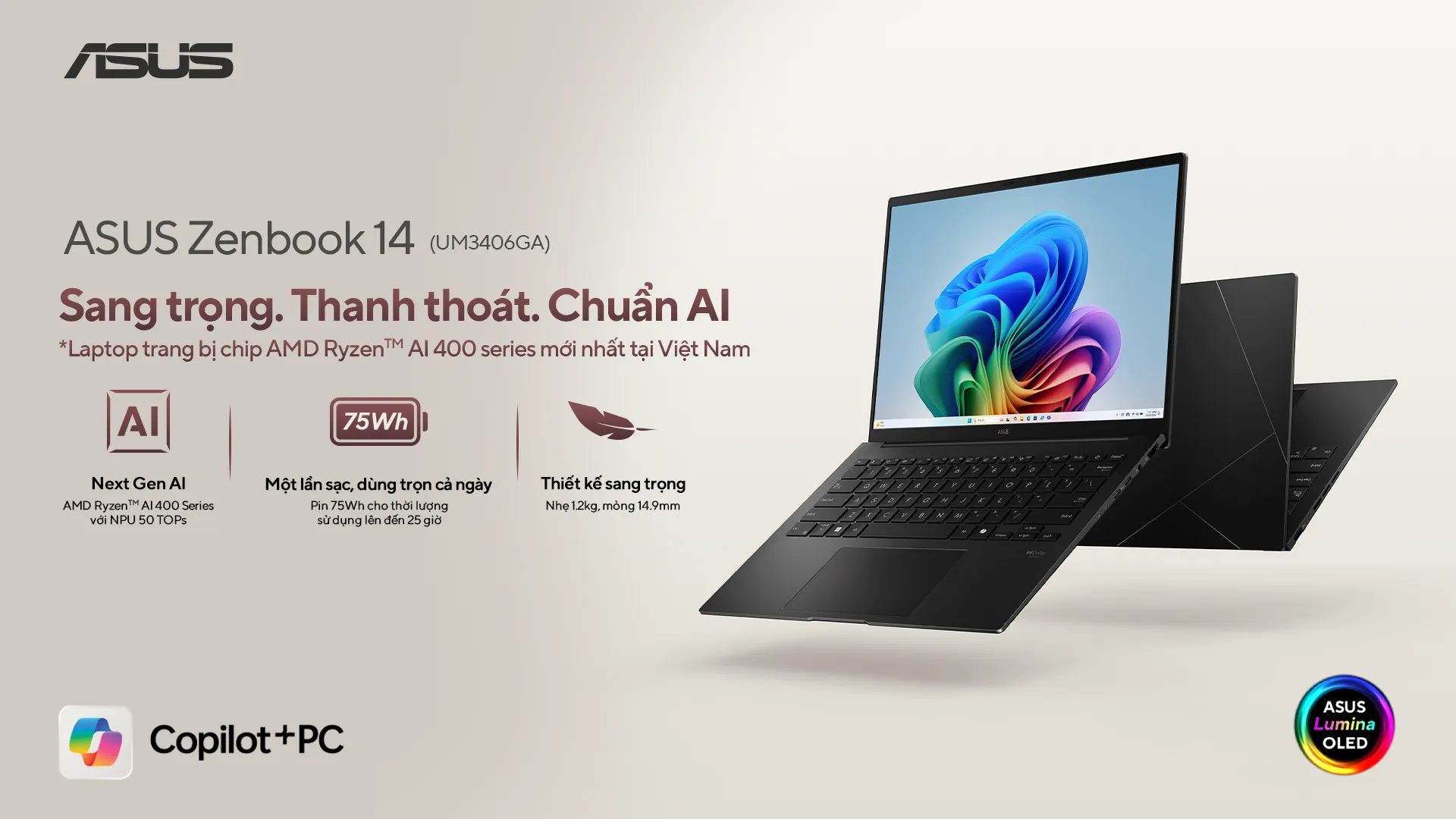 Zenbook 14 Ryzen Ai 400 Gorgon Point