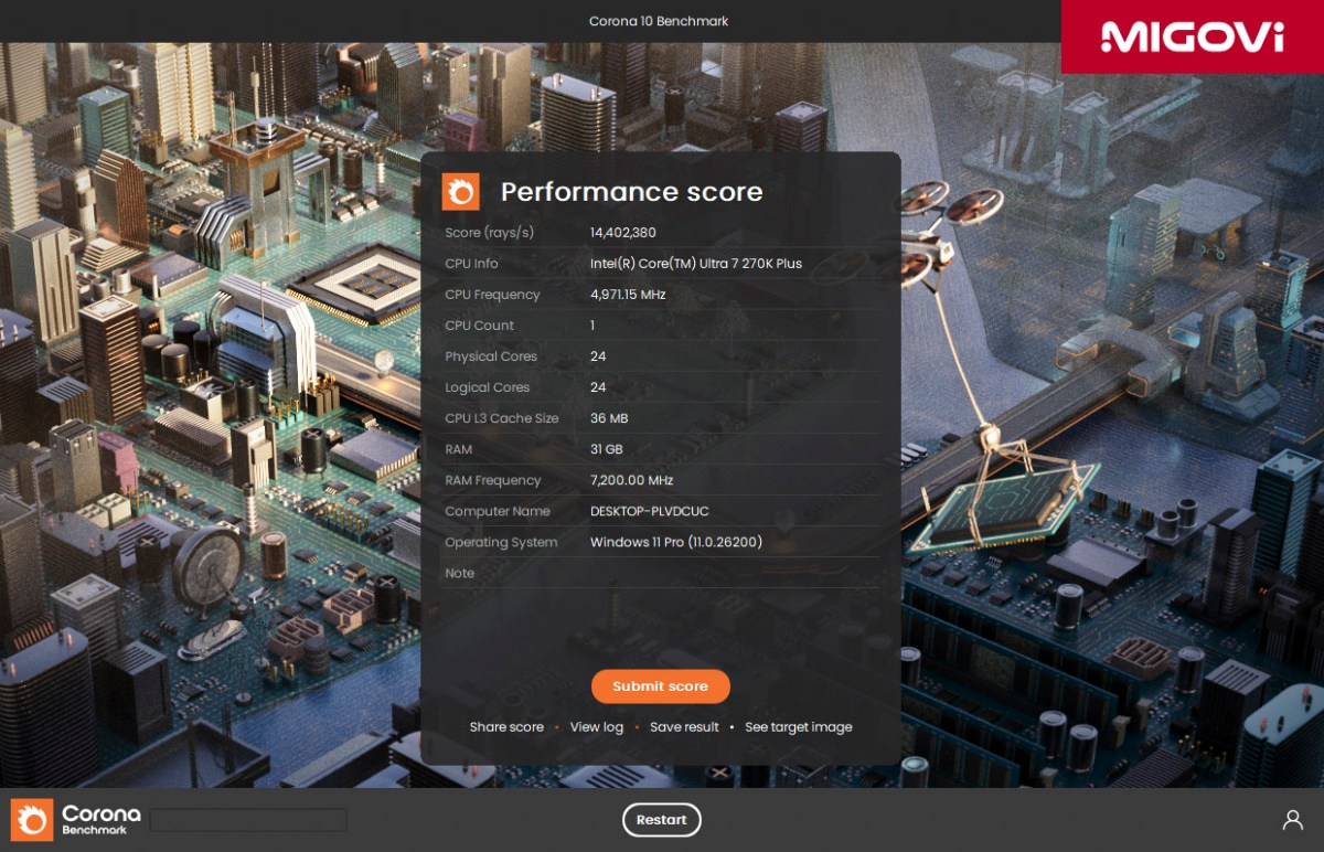 Danh Gia Intel Core Ultra 7 270k Plus Review Migovi 14