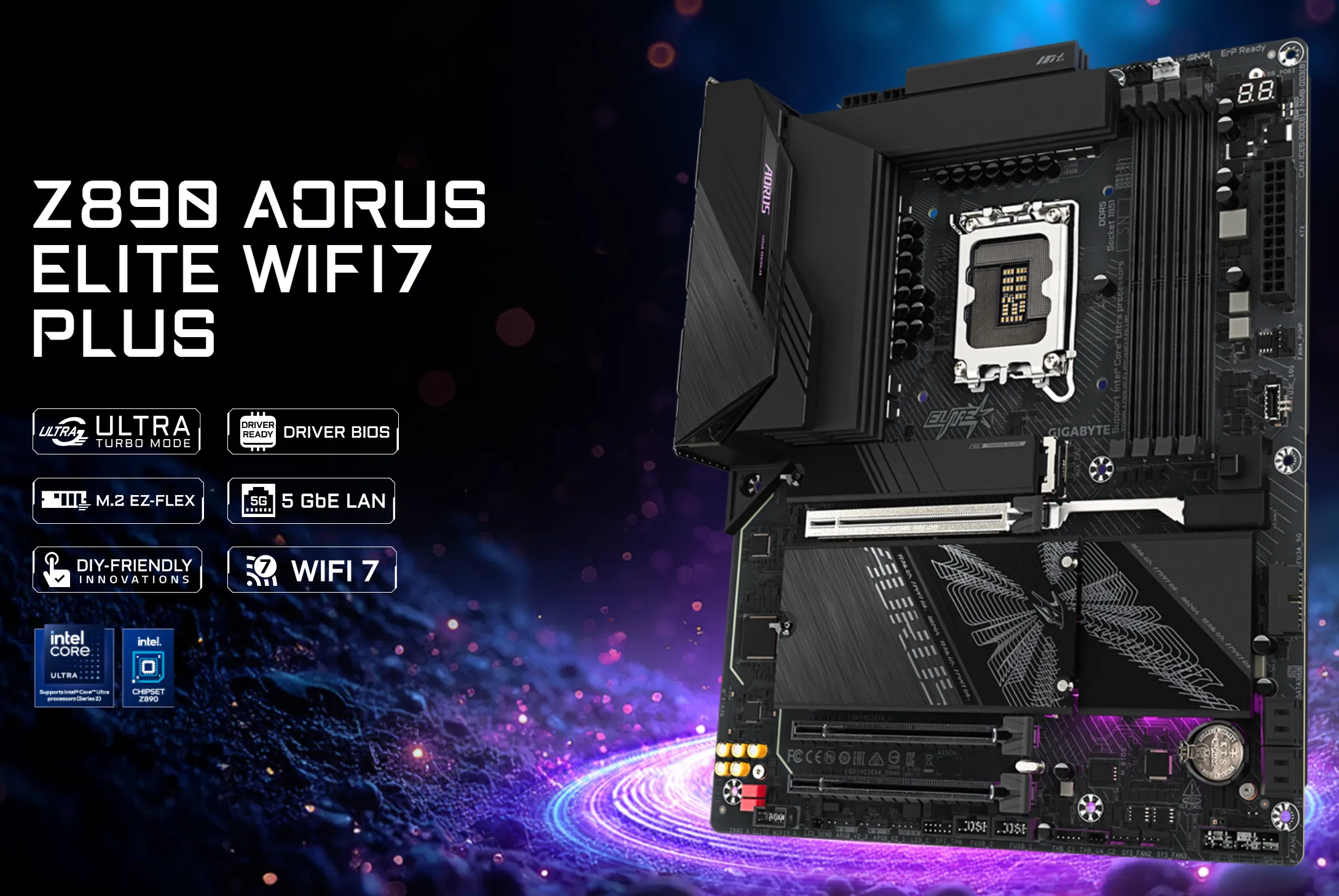 Gigabyte Z890 Aorus Elite Wifi7 Plus