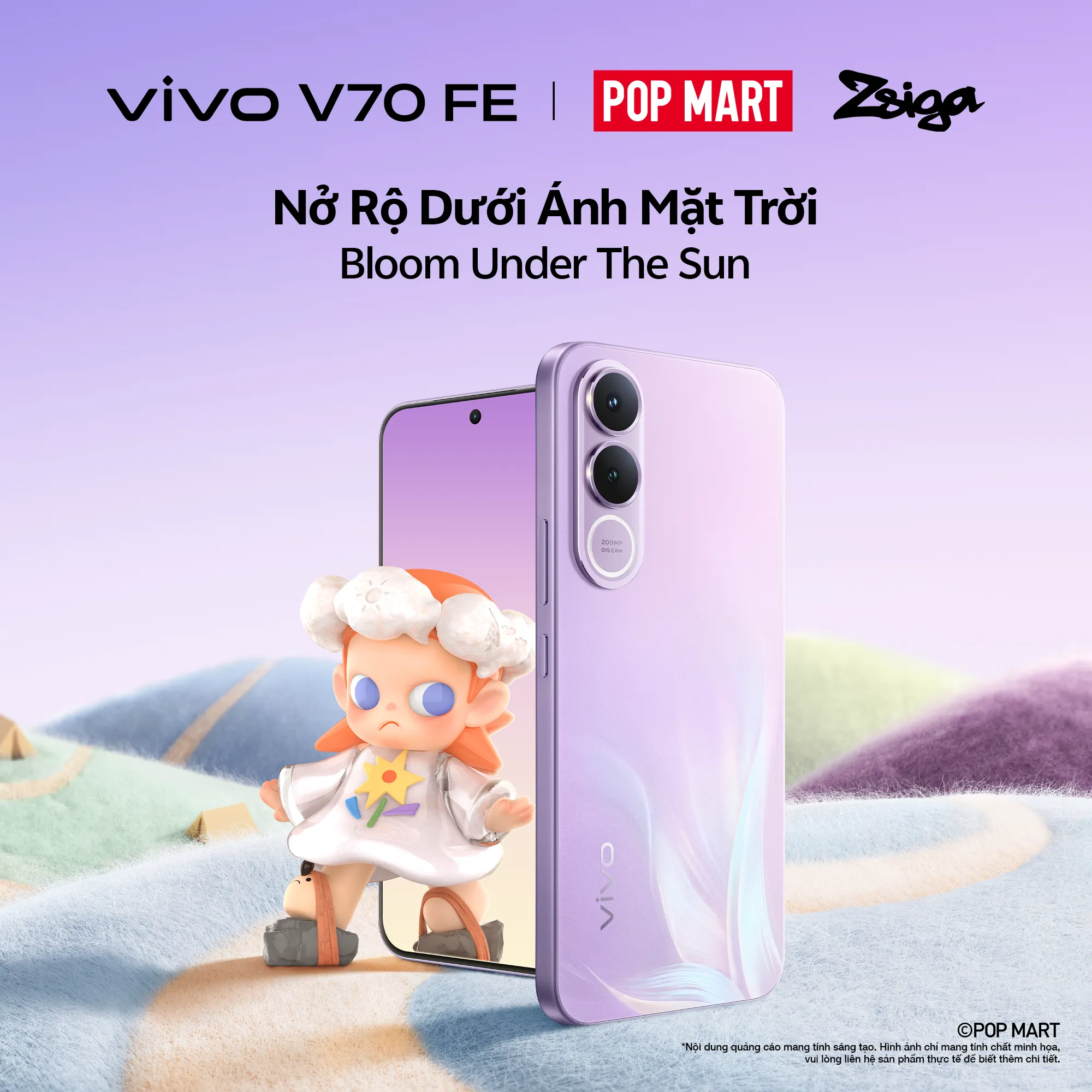 Vivo Pop Mart V70 Fe Zsiga