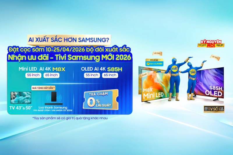 Featured Samsung Tv Oled S85h Mini Led M8x Dien May Xanh