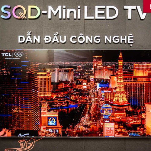 Hands-on TCL C8L 85 inch 2026: SQD-Mini LED 6000 nits, siêu mỏng