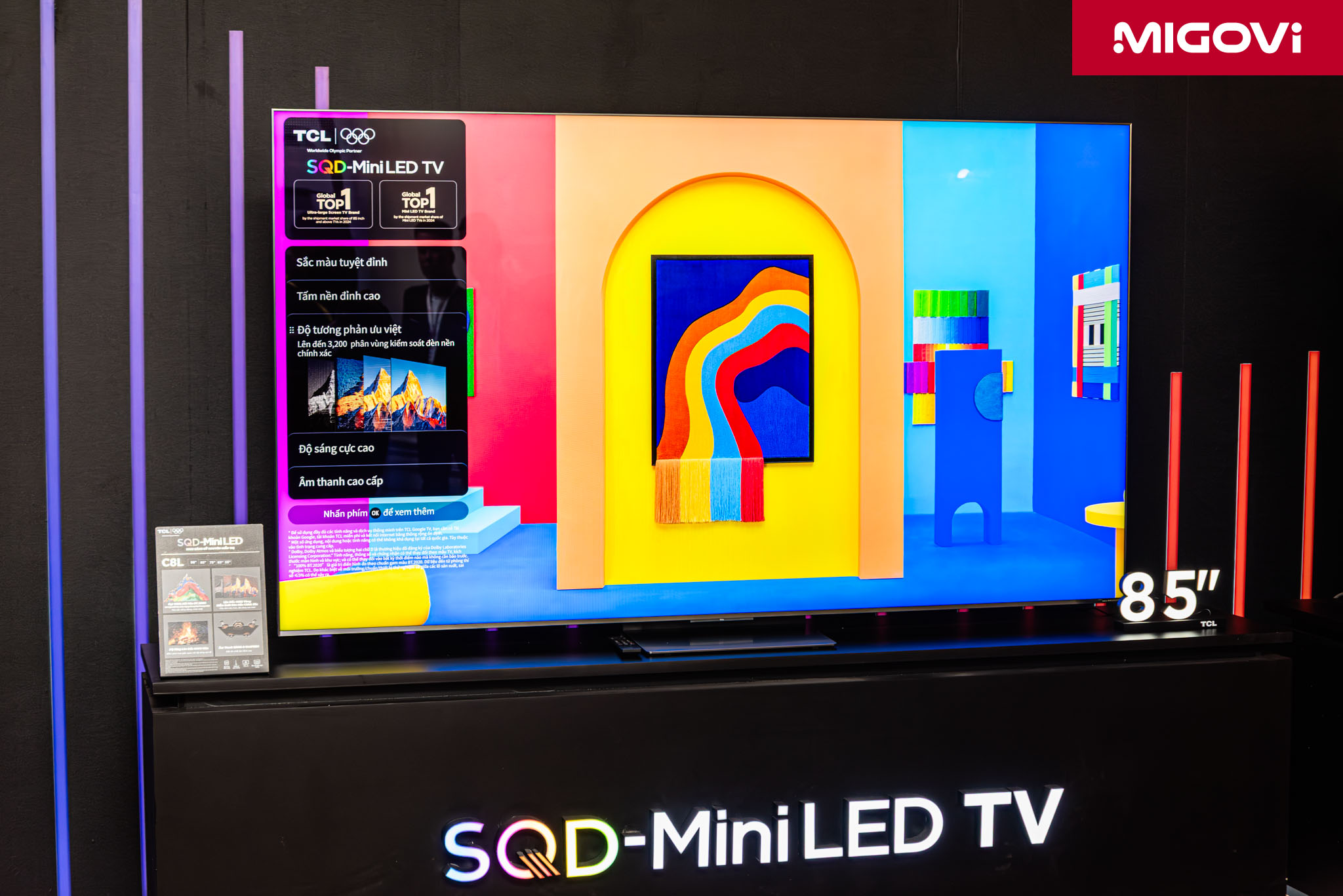 Hands On Tcl C8l 85 Inch 2026 Sqd Mini Led Migovi 14
