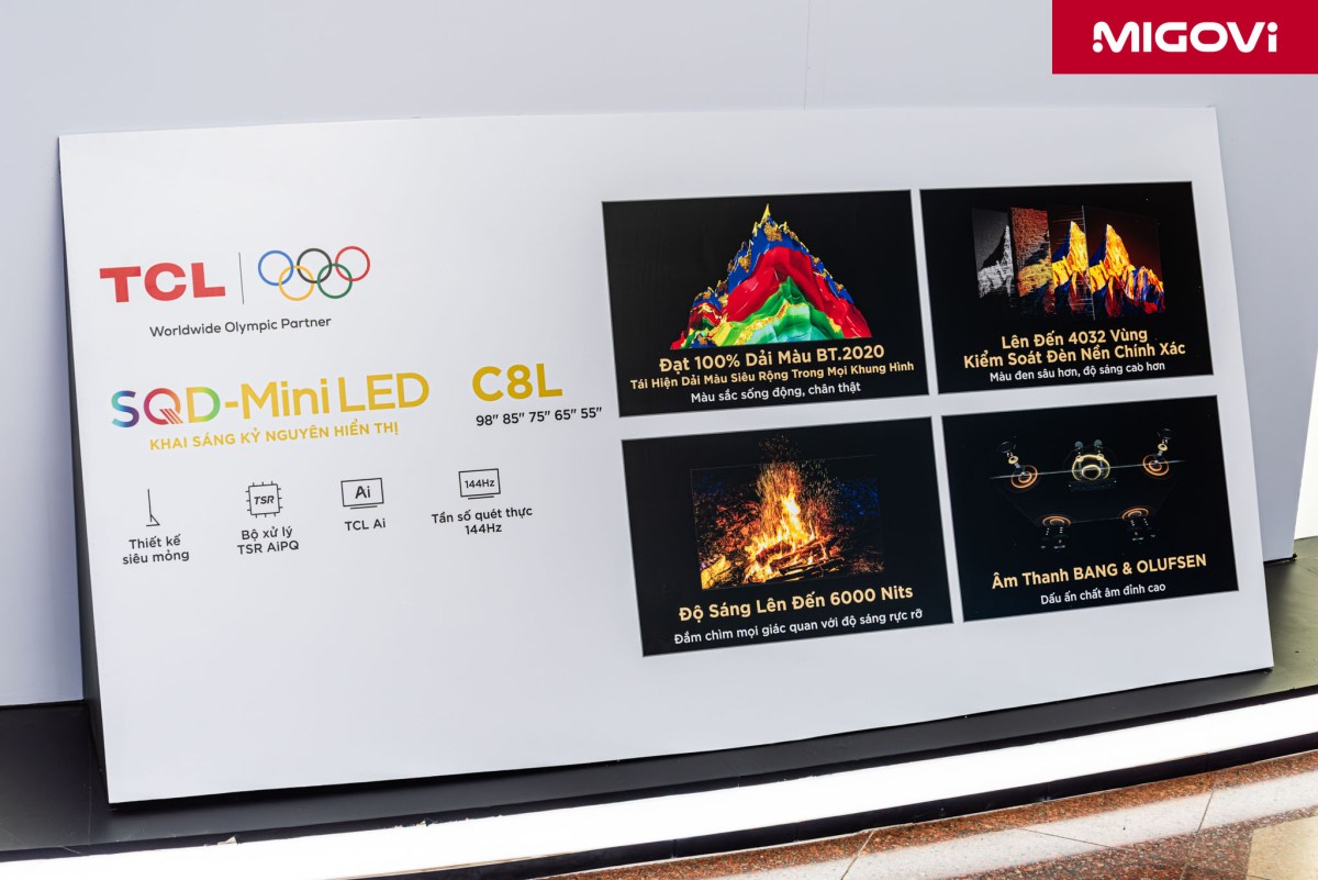 Hands On Tcl C8l 85 Inch 2026 Sqd Mini Led Migovi 18