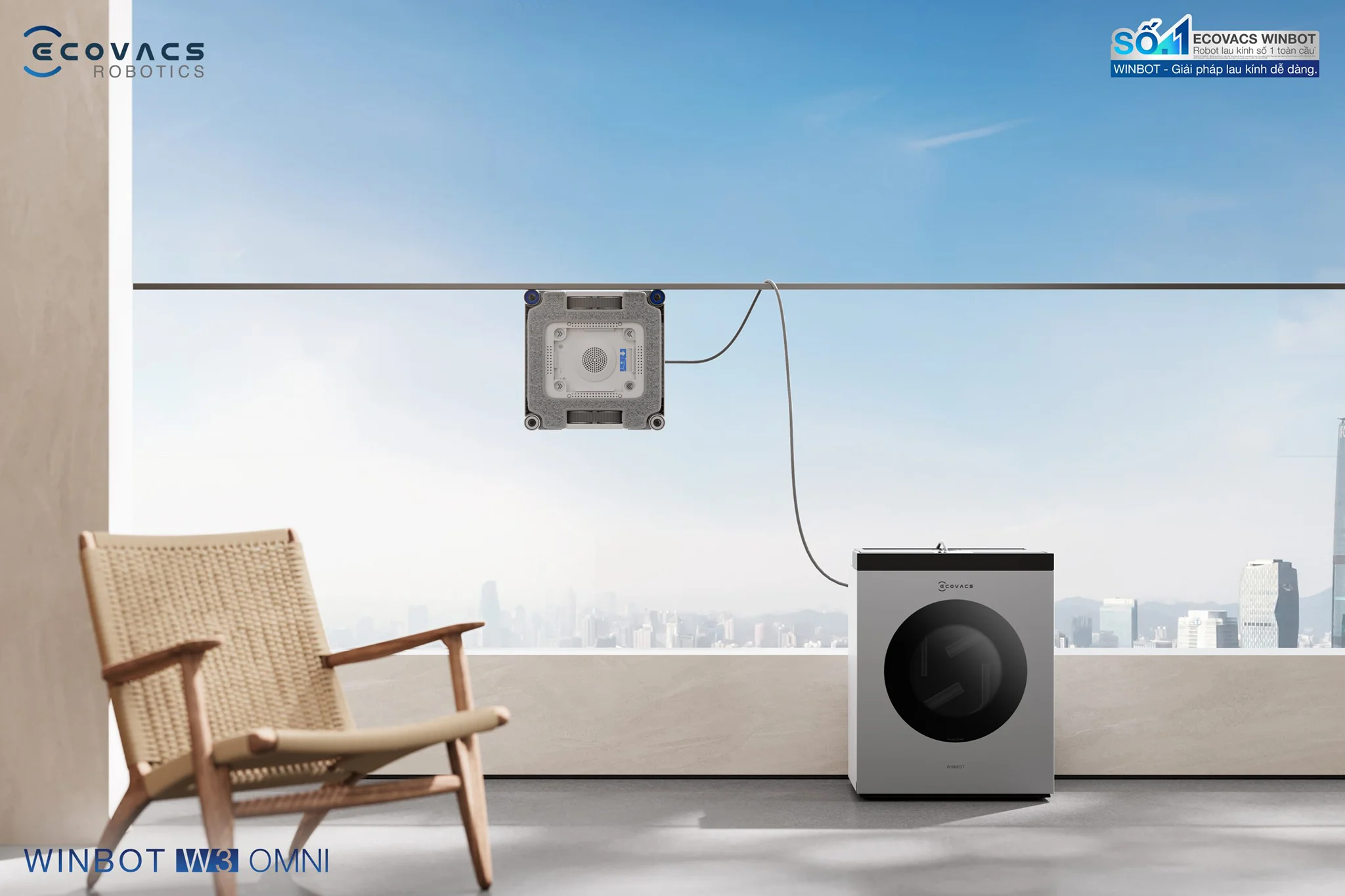 Ecovacs Winbot W3 Omni