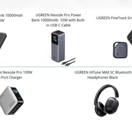 Ugreen ưu đãi lớn dịp 6.6: Giảm giá sạc GaN màn hình TFT, tai nghe chống ồn chủ động