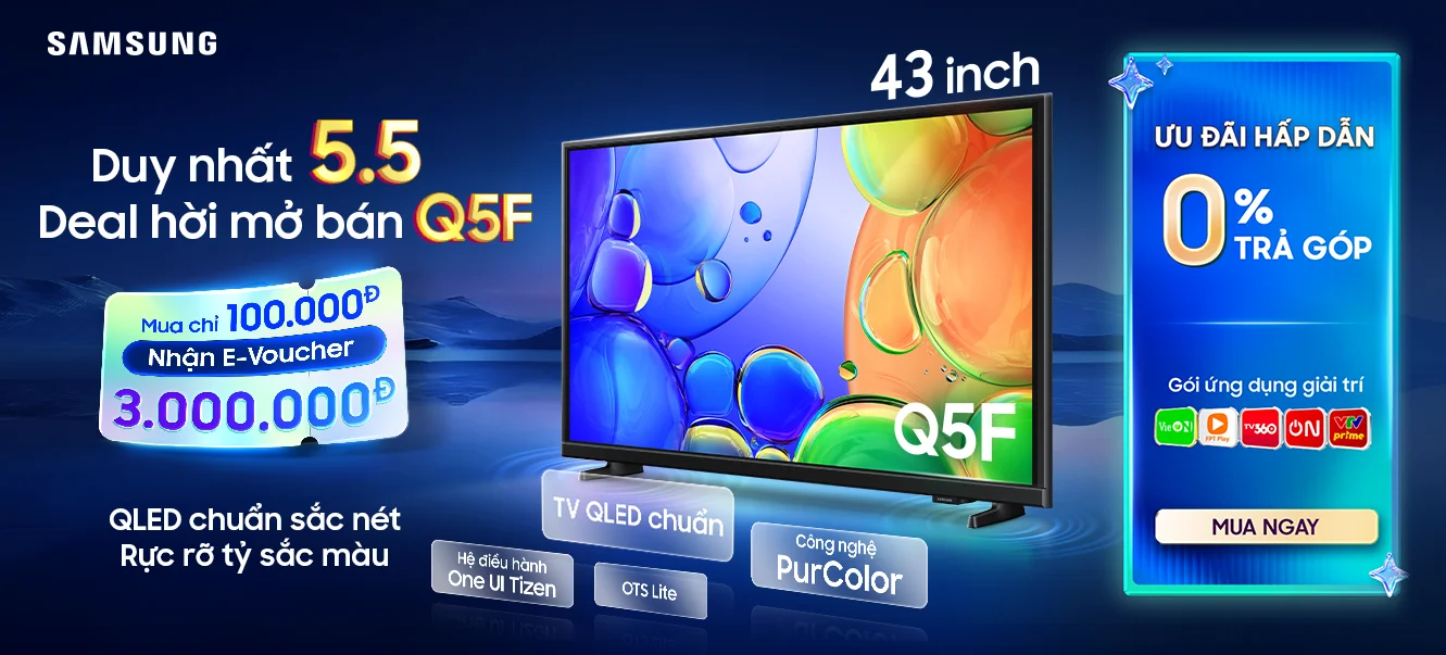 Sale Doi 5 5 Samsung Tv Qled Q5f E Store