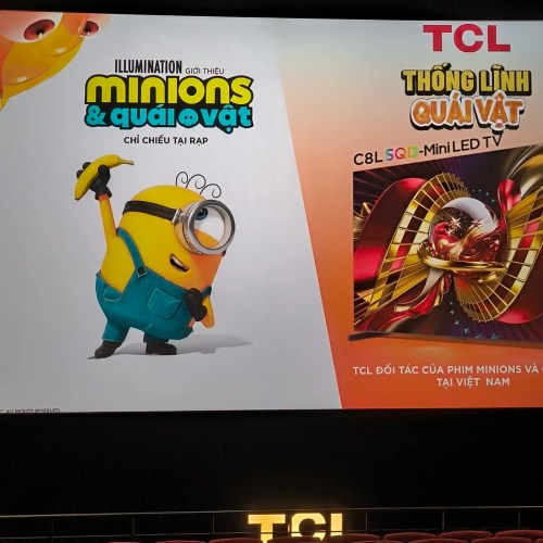 TCL là đối tác của bom tấn điện ảnh "Minions & Quái Vật" tại Việt Nam