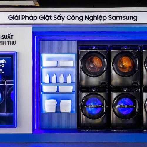 Giải pháp tự động hóa của Samsung cho thị trường giặt sấy công nghiệp