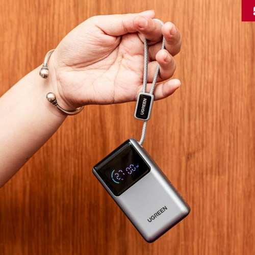 Đánh giá UGREEN Nexode 55W PB727 - Pin dự phòng nhỏ gọn, cáp quai xách