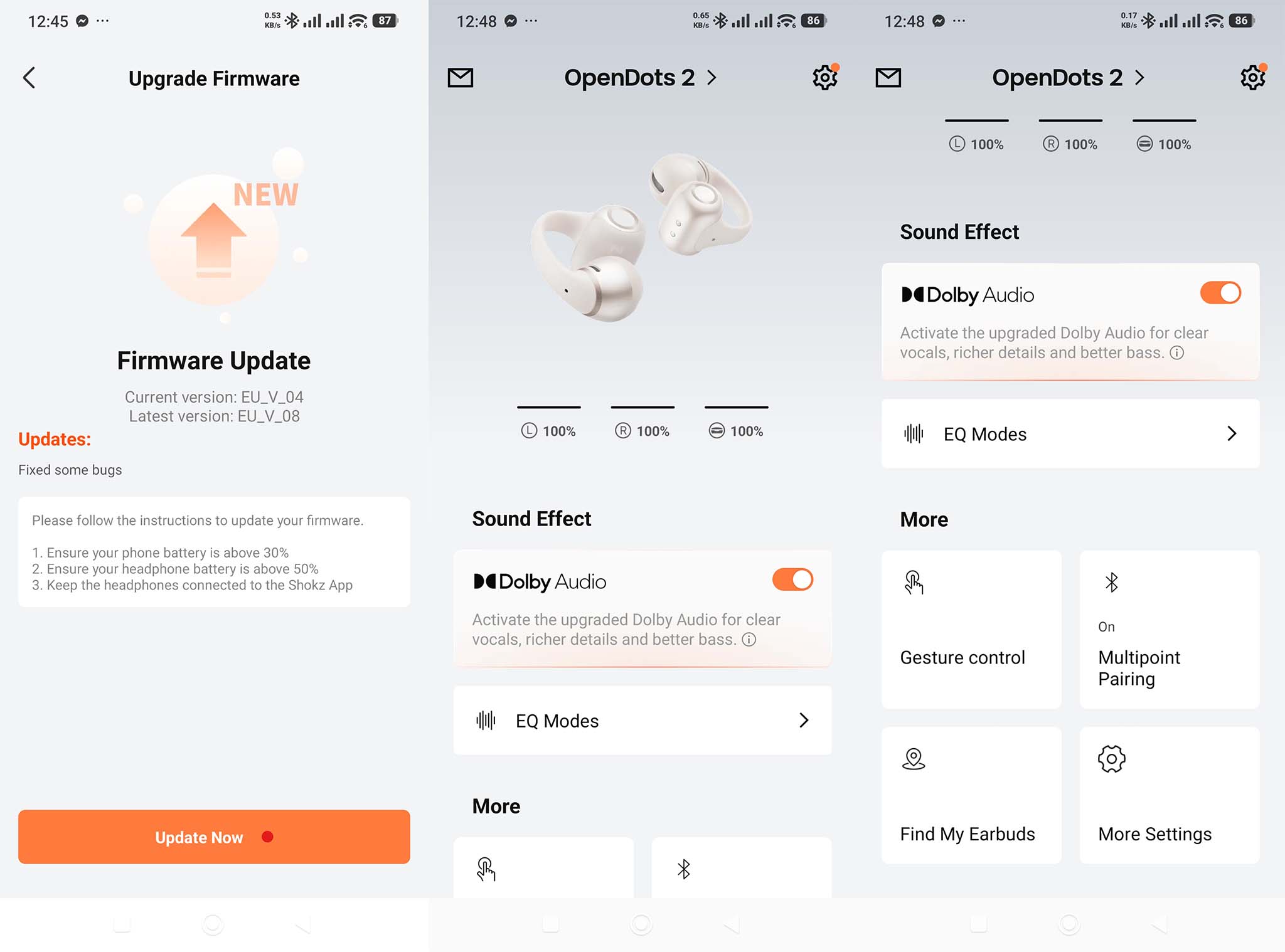 Shokz Opendots 2 Review App Migovi 2