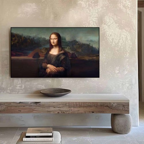 Bảo tàng Louvre đưa nàng Mona Lisa lên TV Samsung