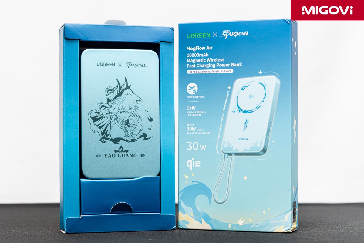 Ugreen Magflow Air Magnetic Power Bank Honkai Star Rail Edition Migovi 3