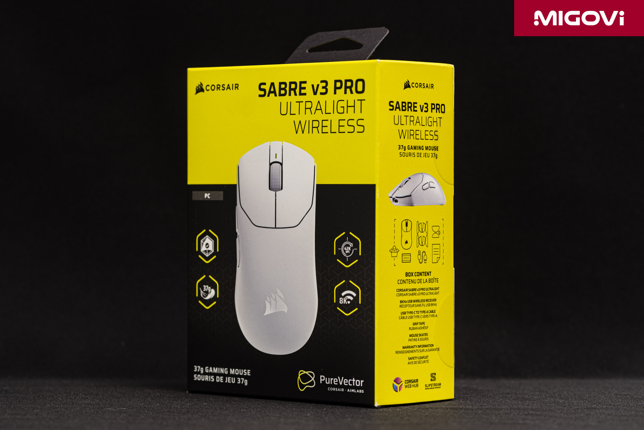 Corsair Sabre V3 Pro Purevector Ultralight Review Migovi 18