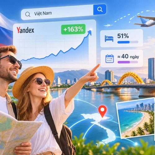 Cuộc đua thu hút du khách Nga tại châu Á chuyển hướng sang dữ liệu trực tuyến