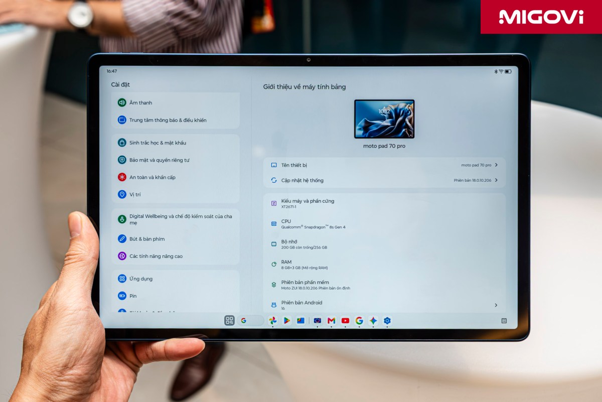 Motorola Moto Pad 60 Neo Pad 70 Pro Migovi 22