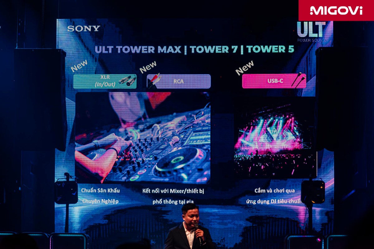 Sony Ult Tower 5 7 Max Power Sound Migovi 15